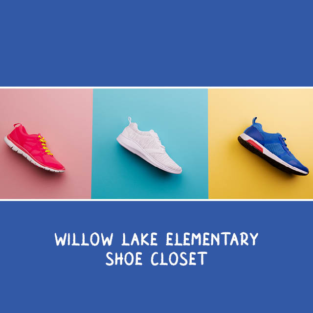 Willow Lake Elementary Shoe Closet
Put your kid's outgrown sneakers back to good use. 
